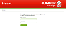 Tablet Screenshot of intranet.jumper.nl